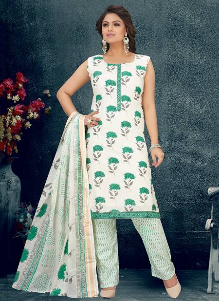 Green Colour Stylish Casual Wear Designer Printed Readymade Salwar Suit Collection N F C 550 SEA GREEN